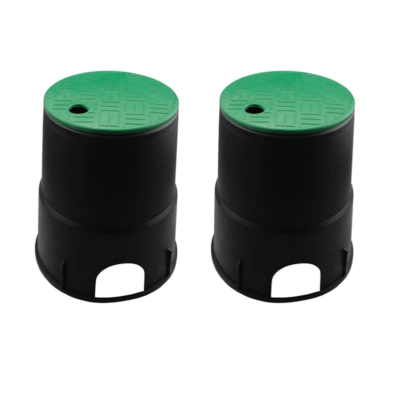 

2X 6In Garden Lawn Underground Valve Box Cap Sprinkler Watering Valve Cover Lid