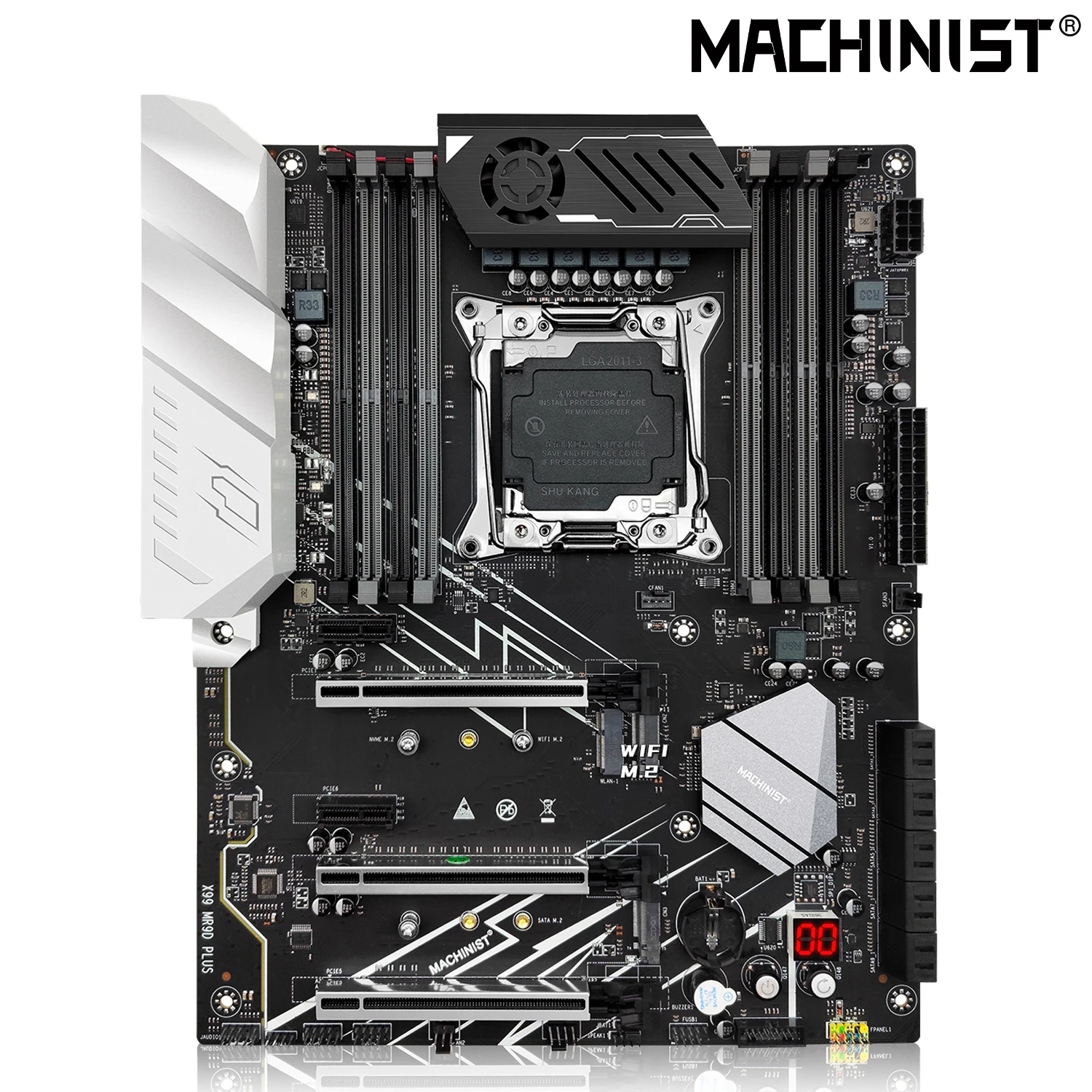 

Machinsit X99 Motherboard LGA 2011-3 Supports Intel Xeon E5 full range of CPU DDR4 RAM memory USB3.0 ATX Server X99 MR9D PLUS