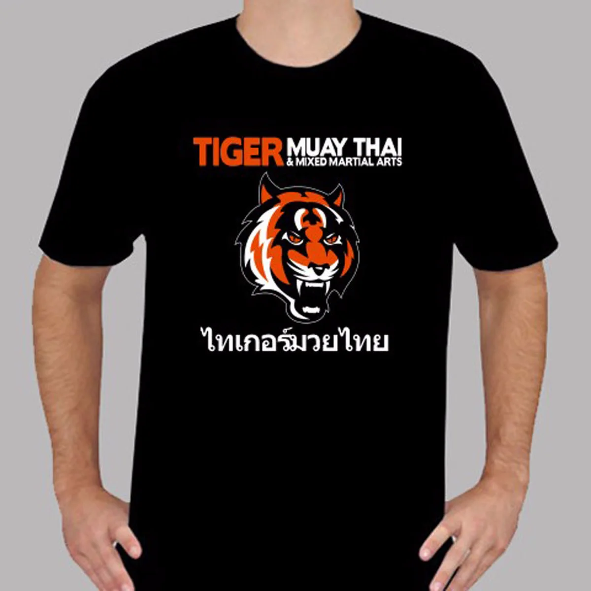 

Футболка Tiger Muay Thai MMA с логотипом кикбоксинга. Футболки с коротким рукавом из 100% хлопка в повседневном стиле свободного кроя