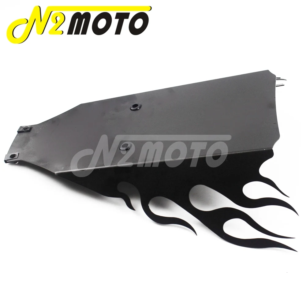 1 шт. нижняя часть под животом сковорода крыло серебряный мотоцикл хомут Защитная