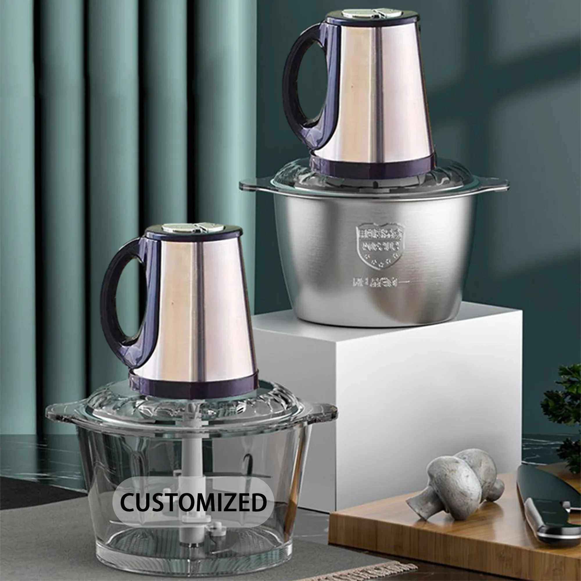 С фабрики кухонная бытовая овощная мясорубка кухонный комбайн из нержавеющей