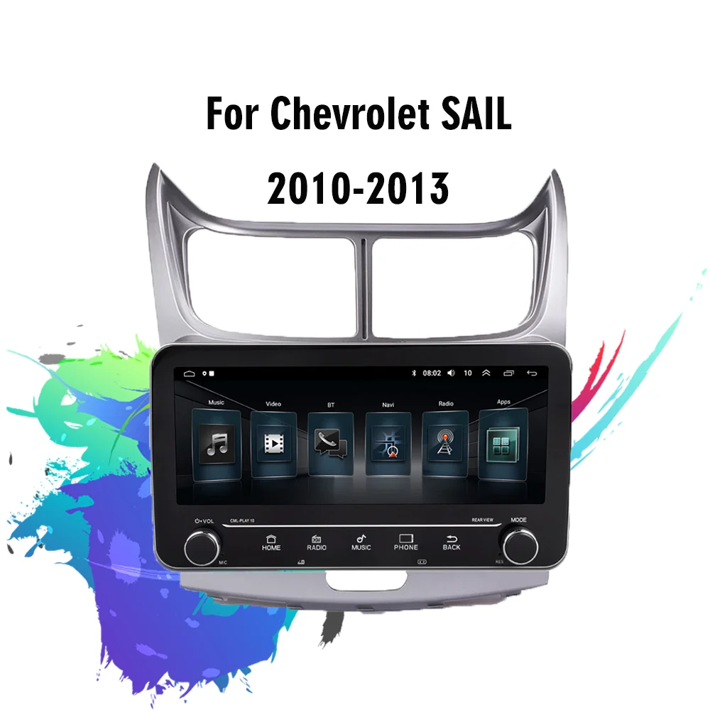 

2din 10.25 Android Autoradio For Chevrolet SAIL 2010-2013 RDS Car Multimedia Video Player Audio FM BT GPS Navigation Head Unit