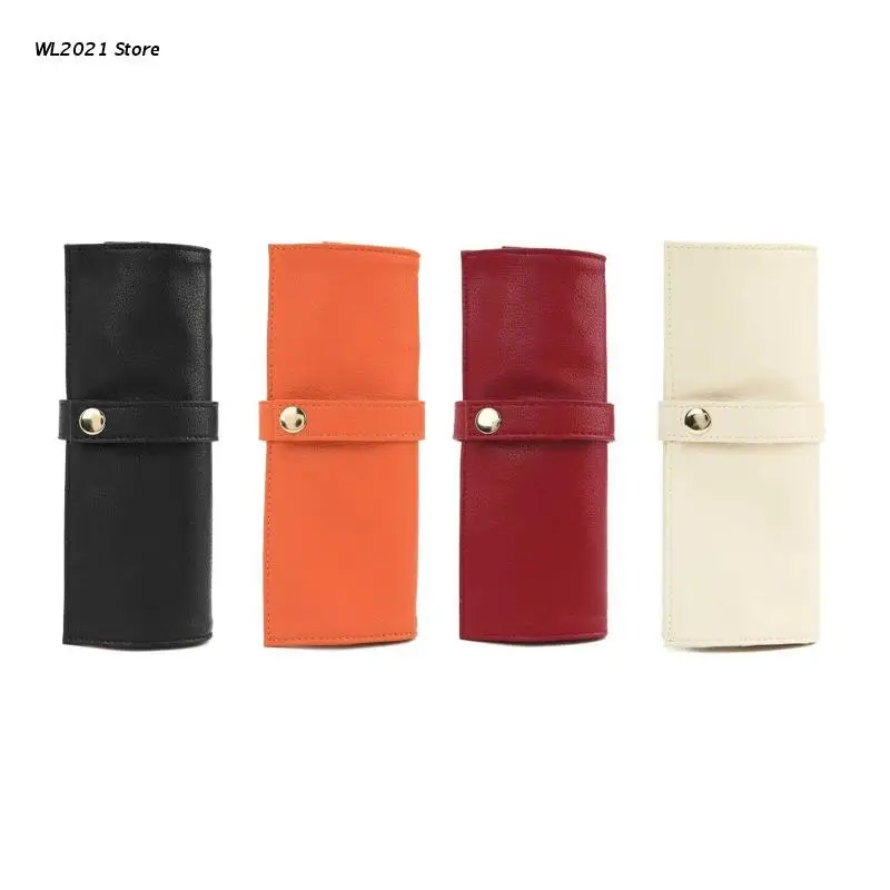 

Waterproof PU Leather Travel Watch Roll Storage Rack Holds Up to 5 Watches