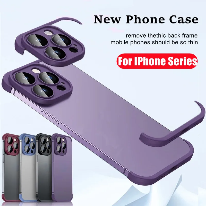 

Camera Lens Protector for IPhone 14 11 Pro Max Four Corner Fall Protection Mat for IPhone 12 13 Pro Max New Hollow Phone Case