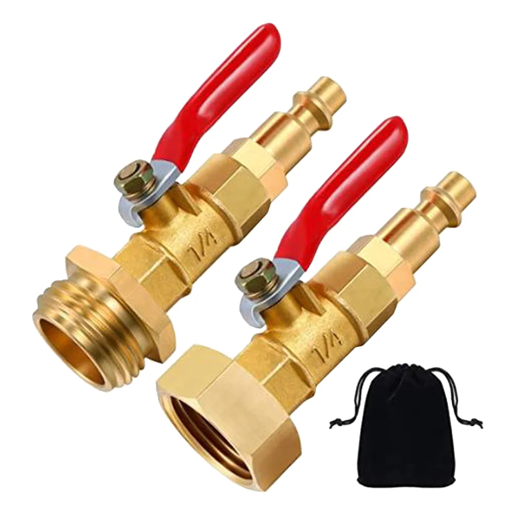 

2pcs Garden Water Pipe Hose Blow Out Winterize Adapter for RVs Boats Trailers