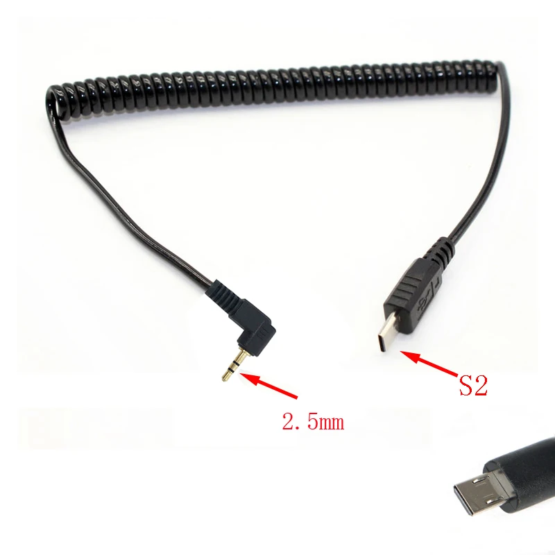 2.5mm Remote Shutter Release Cable Connecting Cord C1 C3 N1 N3 S2 For Canon Nikon Sony Pentax images - 6