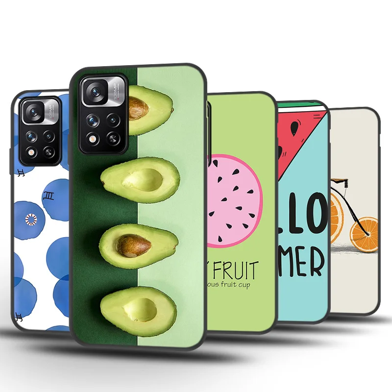 Чехол для Redmi Note 11 Pro чехол с авокадо Xiaomi 10 9 Xiomi Mi 11T Lite 12 Note10 11S 9S 10S - купить по