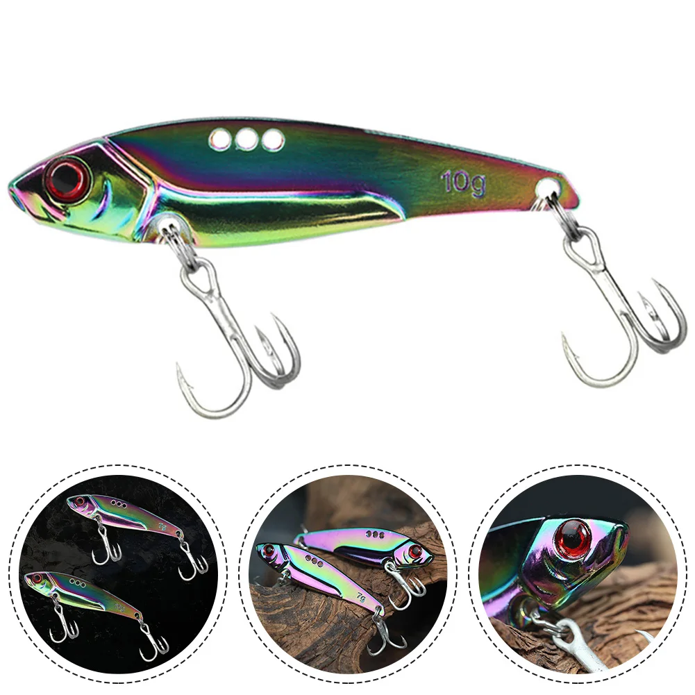 

Sporting Goods Fishing Lures Fake Bait 54/61mm Color Hook Electroplated Metal Dragon Tooth Vibes Bream Flathead