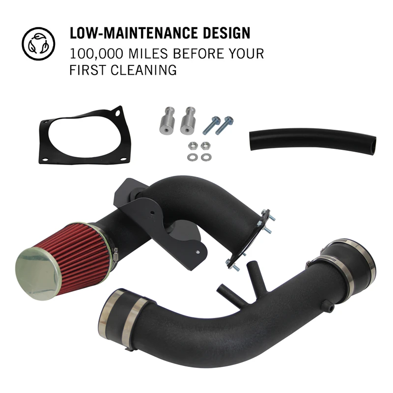 

Cold Air Intake Pipe Kit & Air Filter Fits for Ford Mustang GT 4.6L V8 1996-2004