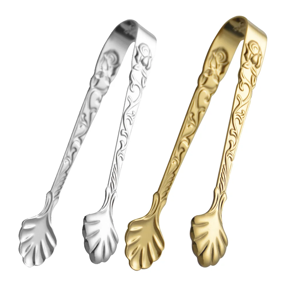 

Tong Tongs Sugar Appetizers Salad Ice Food Serving Kitchen Cooking Mini Server Dessert Steak Buffet Cake Toast Grilling Cubes