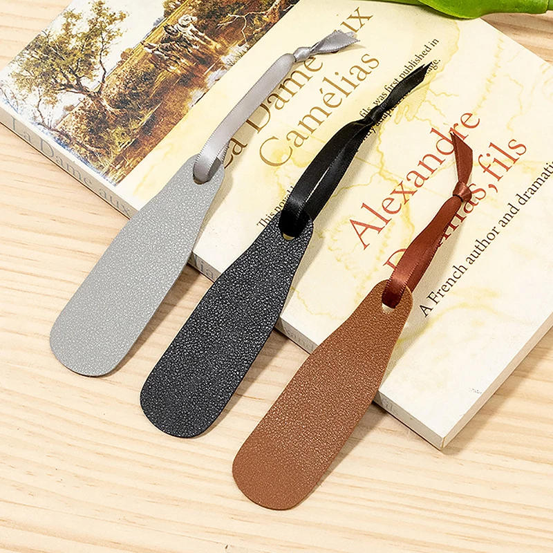 

Simple PU Leather Bookmark Small Bottles Style Creative Page Bookmarks Reading Gift For Book Reading Lovers Students Supplies