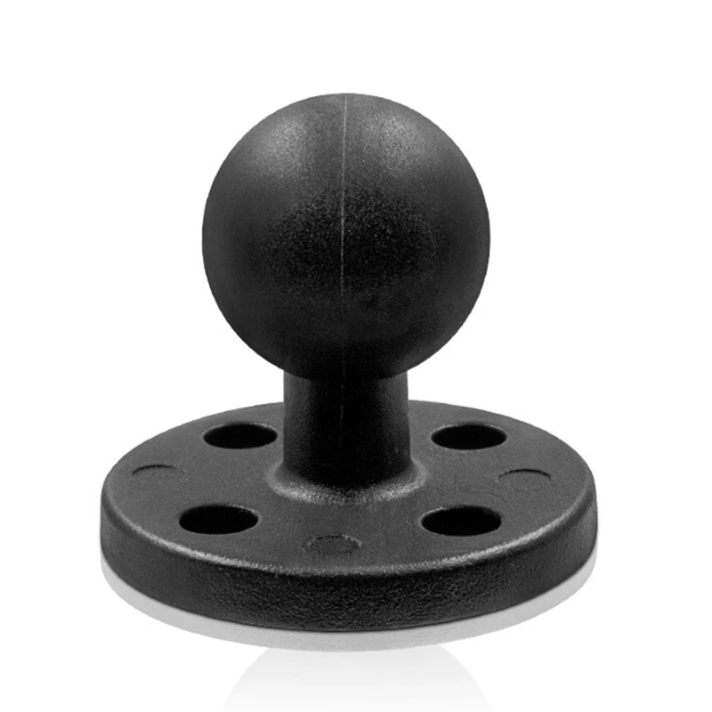 

Aluminum Round Mounting Base With Rubber Ball Head Motorcycle Mounting Base For Phone Gopro Camera