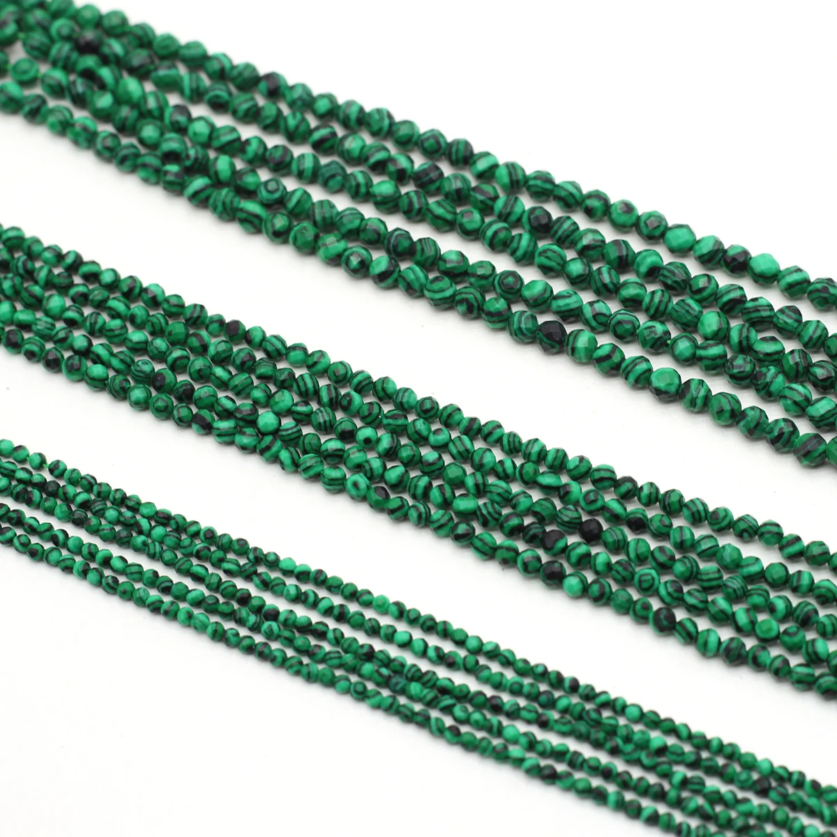 

Natural Malachites Bead Faceted Natural Agates Stone Loose Spacer Beaded for Making DIY Jewerly Bracelet Necklace Accessories