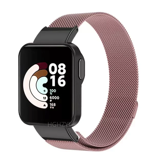 Milanese Magnetic strap For Xiaomi Mi Watch Lite 2 metal Magnetic Loop correa For Redmi watch 2 Wristband Brecelet Correa