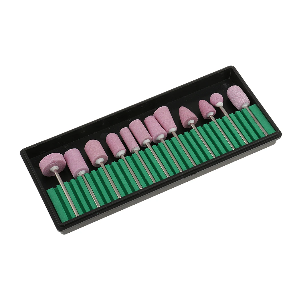 

12 Pieces Nail Design Manicure Pedicure Cutter Bit Attachment