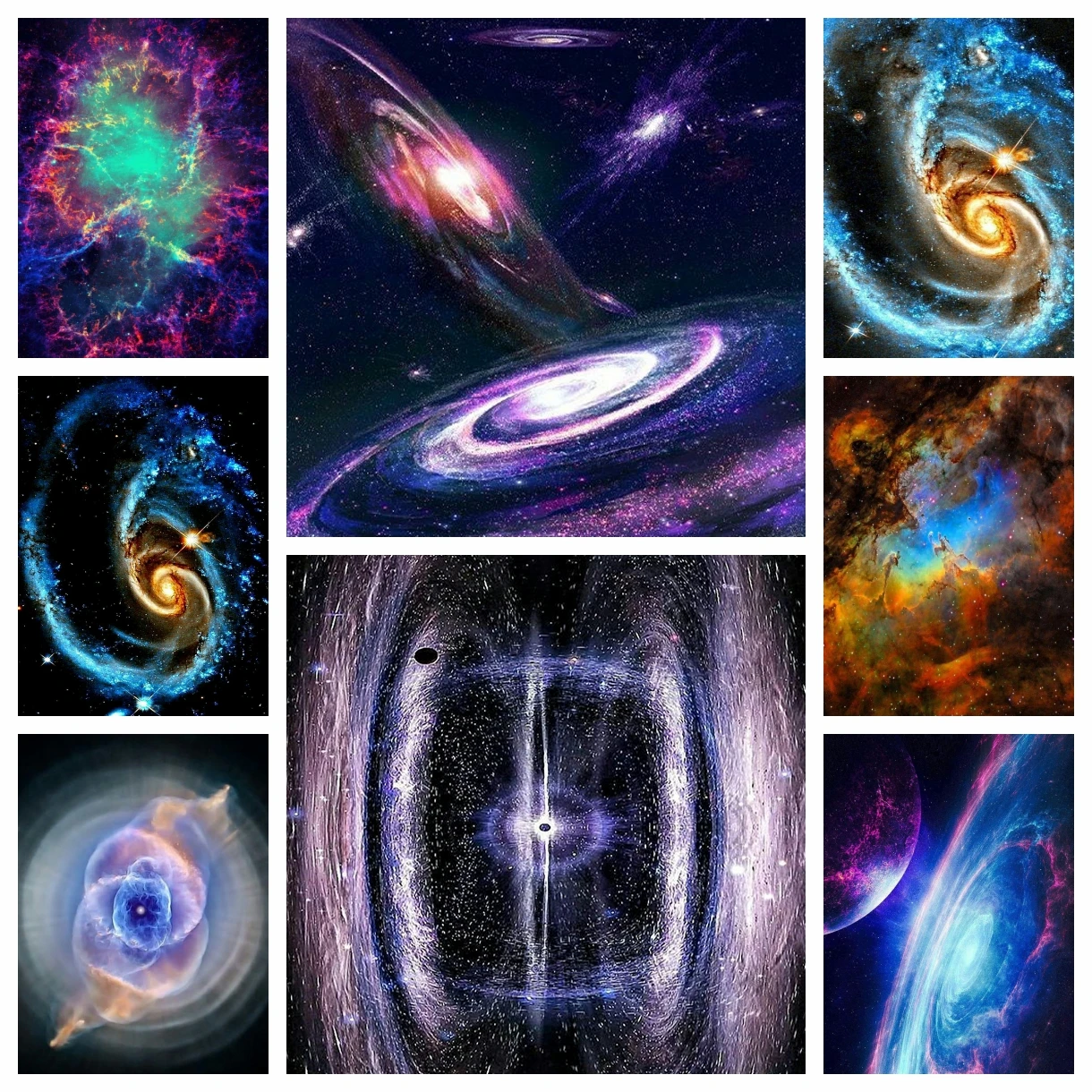 Space Galaxy View Poster 5D Diamond Painting M42 Great Orion Nebula Picture Full Drill Mosaic Embroidery Cross Stitch Kits Home
