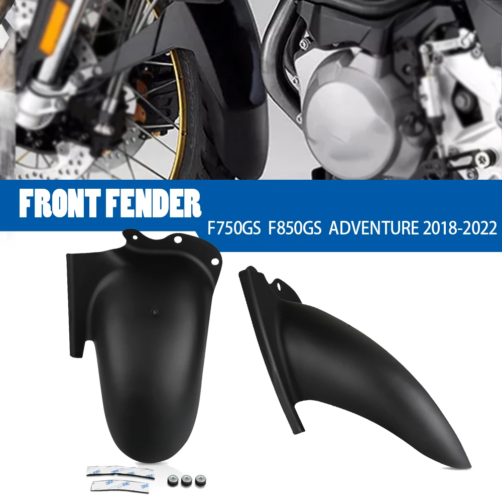 

New Motorcycle Lengthen Front Fender Wheel Mudguard Splash Guard For BMW F750GS Adventure F 750 GS ADV 2018 2019 2020 2021 2022