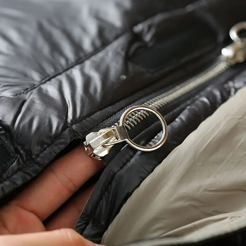 Winter Men's High-quality Gray Duck Long Down Jacket Casual Super Warm Coat