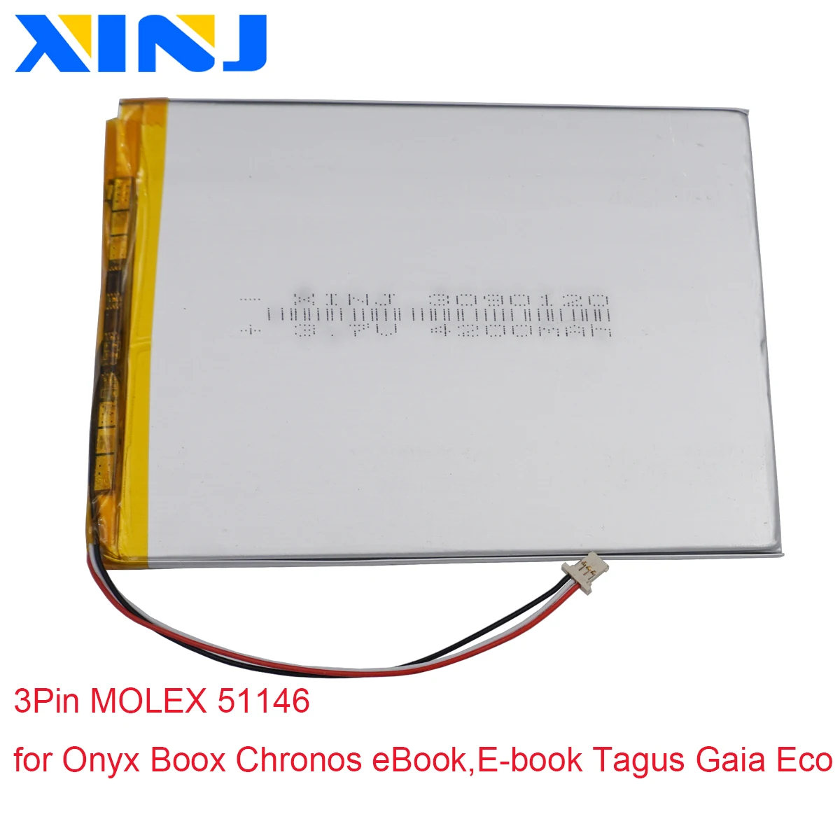 3.7V 4200mAh 15.5Wh Polymer Li Lithium Lipo Battery 3090120 