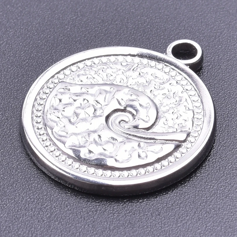 Круглые винтажные подвески в морском стиле 3 шт. изготовление ювелирных изделий