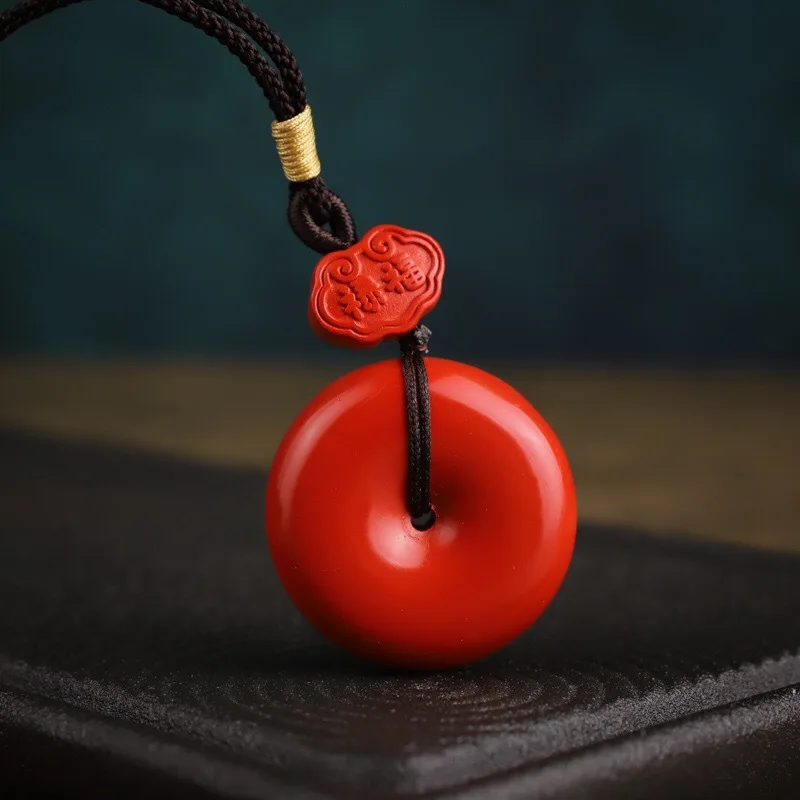 Подвеска Из Натурального Красного песка An Fu Lu