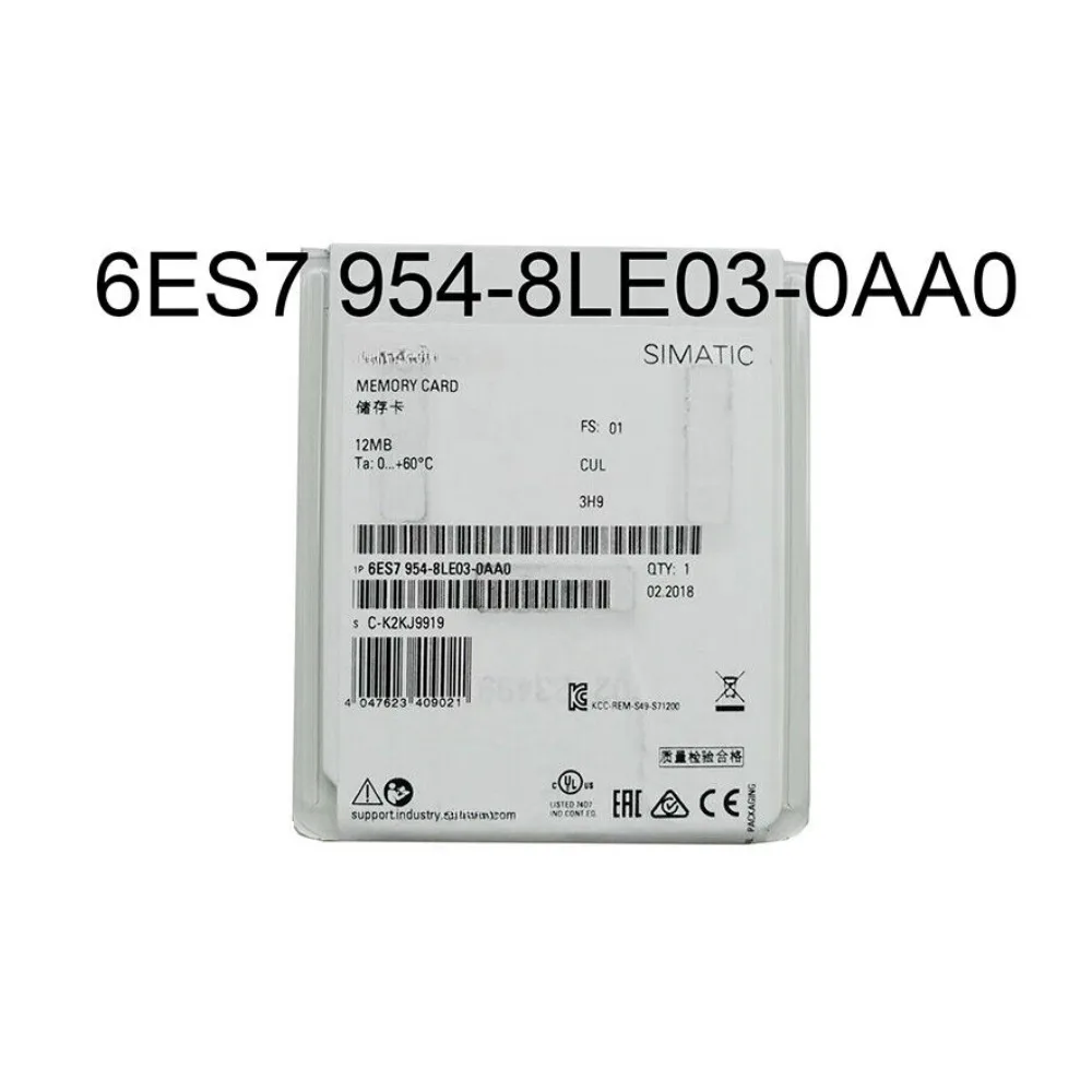 Новая Оригинальная карта памяти 6ES7954-8LE03-0AA0 6ES7 954-8LE03-0AA0 SIMATIC 12 МБ