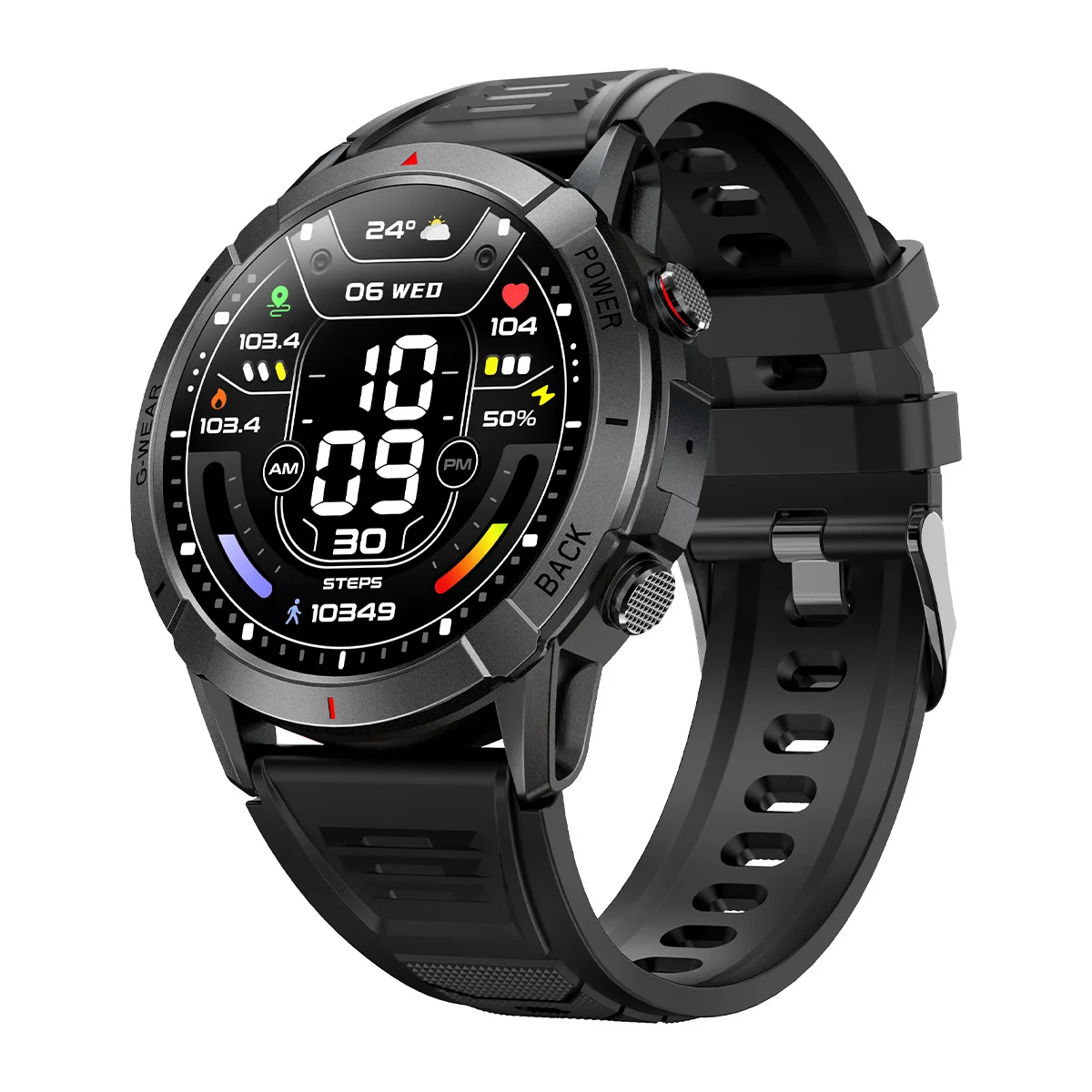 

Смарт-часы NX10 мужские с Bluetooth, HD-экраном, пульсометром и датчиком уровня кислорода в крови