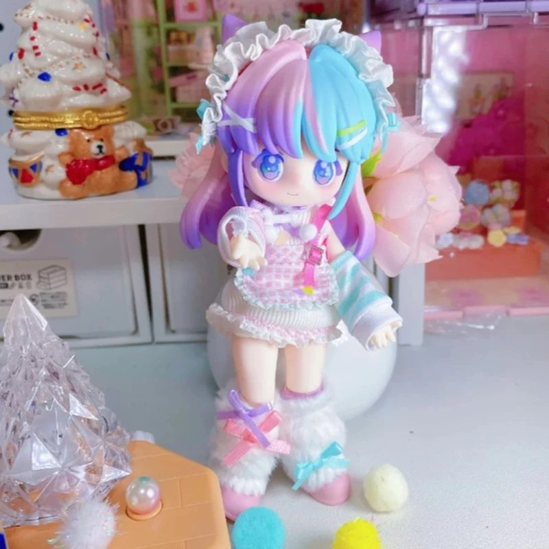 Фото Оригинальная коллекционная фигурка Nyzaii'S Sweet Imagination Series BJD в закрытой коробке, милая кукла-фигурка, декор для рабочего стола, таинственная коробка, игрушка для девочек №4