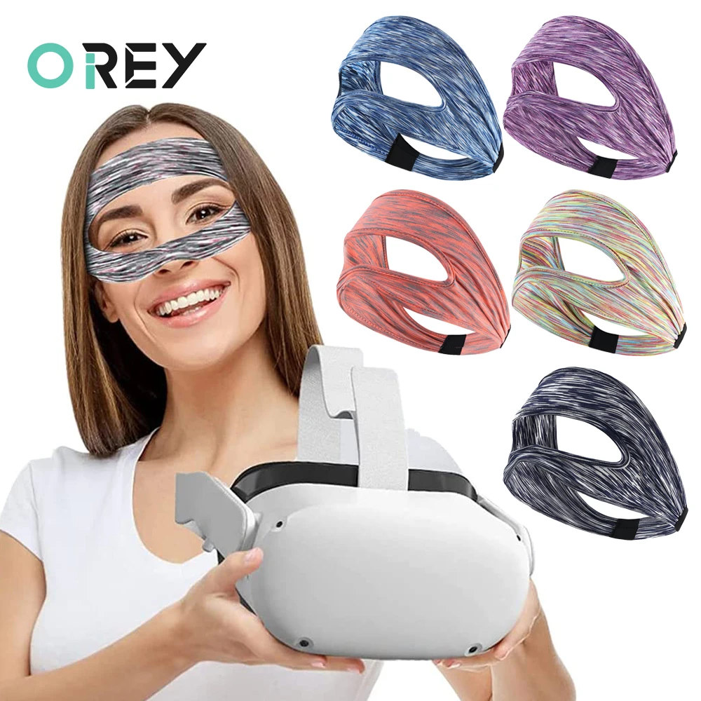 

Для Oculus Quest 2 аксессуары VR маска для глаз Чехол для очков дышащая пот полоса Виртуальная реальность гарнитура для Quest 2 1 HTC Vive