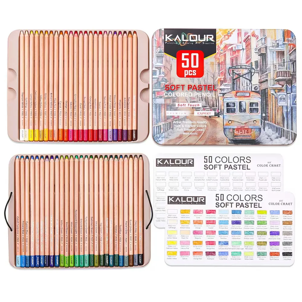 Kalour Color Pencil 50 Pcs Set Professional Color Sketch Pai