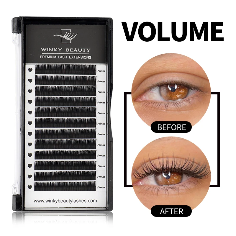 

Winky Beauty Faux Cils Lashes Individual Eyelash Extension Matte Professional Soft and Natural Makeup Premium Eyelashes