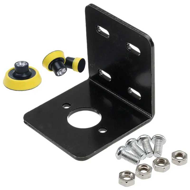 

1 шт. 775 основание двигателя Гальваническое фиксированное монтажное основание опорный кронштейн и 3 шт. M10 Набор накладок для шлифовальной ма...