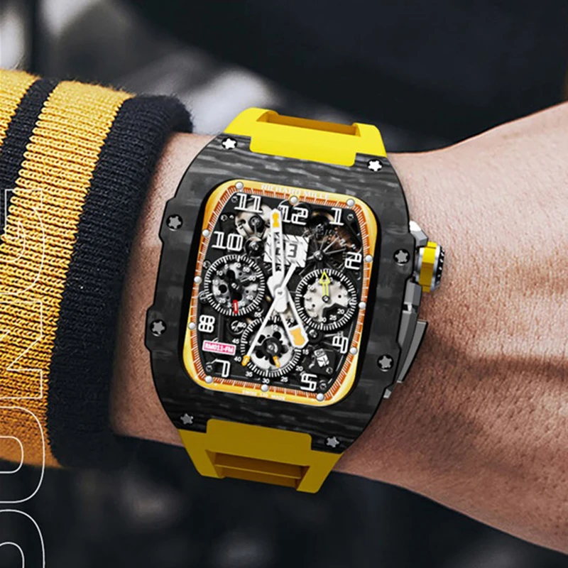 

Ремешок резиновый для apple watch 7 6 5 4 SE, сменный Браслет для серии iwatch 7 6 5 SE 44 мм 45 мм, Комплект «сделай сам»