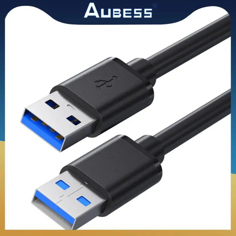 

Usb Male To Male Rechargeable Tinned Copper Extender Cord Stable Data Transmission Usb Extension Cable For Radiator Portable Usb