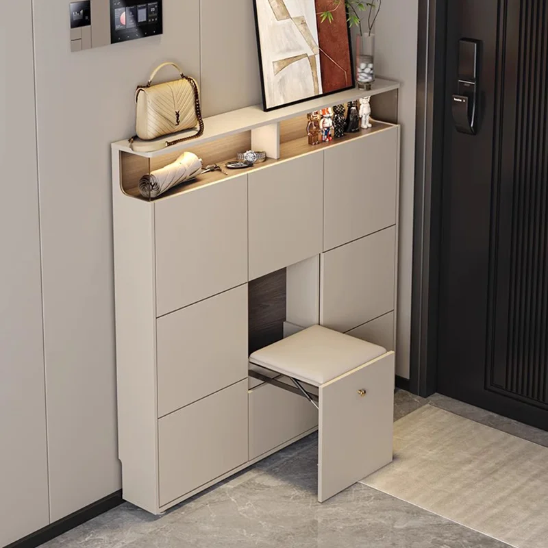 Вертикальная портативная полка для обуви экономия места современный шкаф