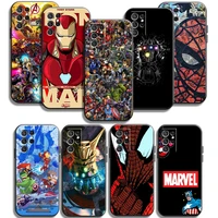 marvel iron man phone cases for samsung galaxy a21s a31 a72 a52 a71 a51 5g a42 5g a20 a21 a22 4g a22 5g a20 a32 5g a11 funda