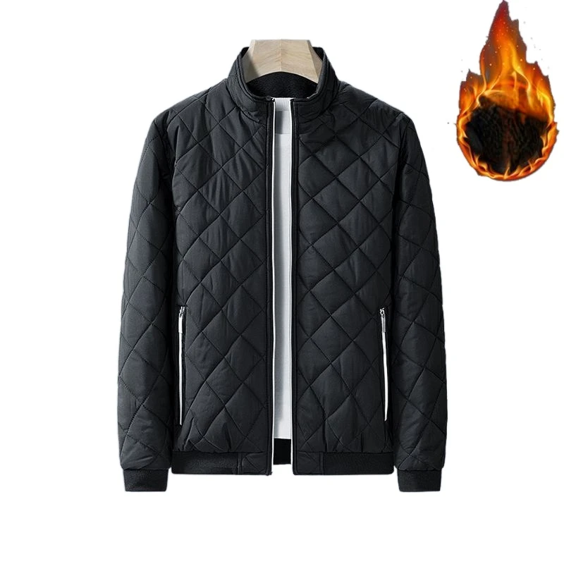 2023 Winter Men's Fashion Parkas Male Overcoat New Windbreaker Casual Jacket Classic Keep Warm Windproof Business Hombre E85