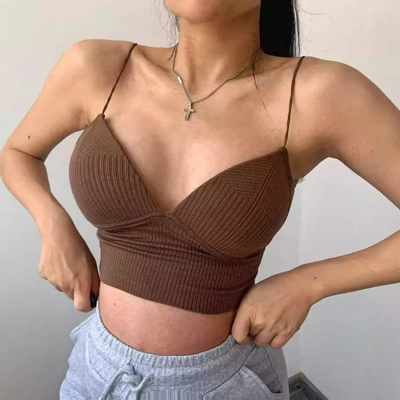 Женский облегающий бюстгальтер с чашками пуш-ап и V-образным вырезом