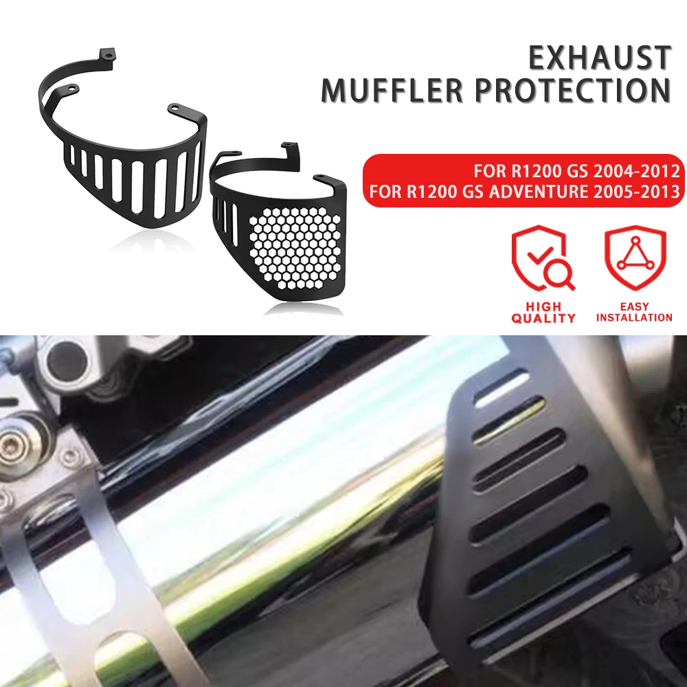 

R 1200 1200GS Exhaust Muffler Pipe Heat Shield Guards Cover Protection For BMW R1200GS R1200 GS ADVENTURE ADV 2004-2013 2012