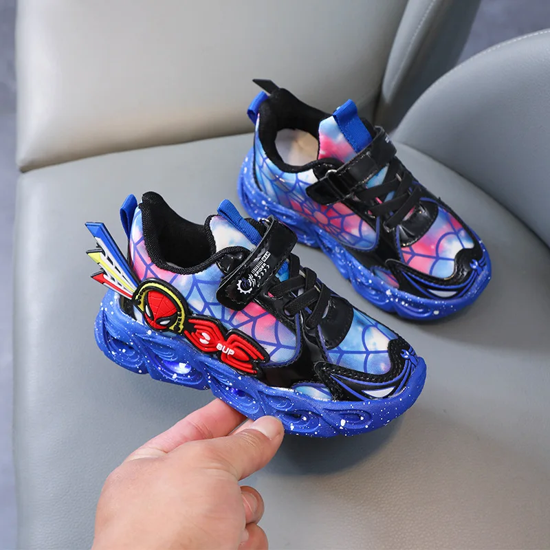 2022 Lovely Cute Infant Tennis Spiderman Hot Sales Disney Classic Girls Boys Sneakers Sports Leisure Children Kids Shoes enlarge