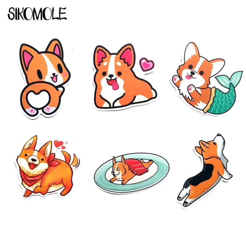 10/25 шт. наклейки с мультяшными животными