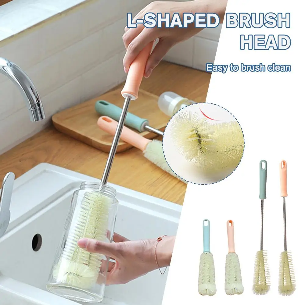 

1PCS Bottle Cleaning Brush Kitchen Drink Wineglass Bottle Hangable Cleaning Cleaner Cup Gadgets Glass Brush L5J3