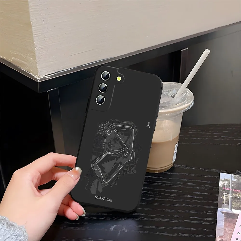 Чехол для телефона F1 Track Circuit силиконовая задняя крышка Samsung A05 A53 A51 A14 A34 A52 A50 A33 A13 A22