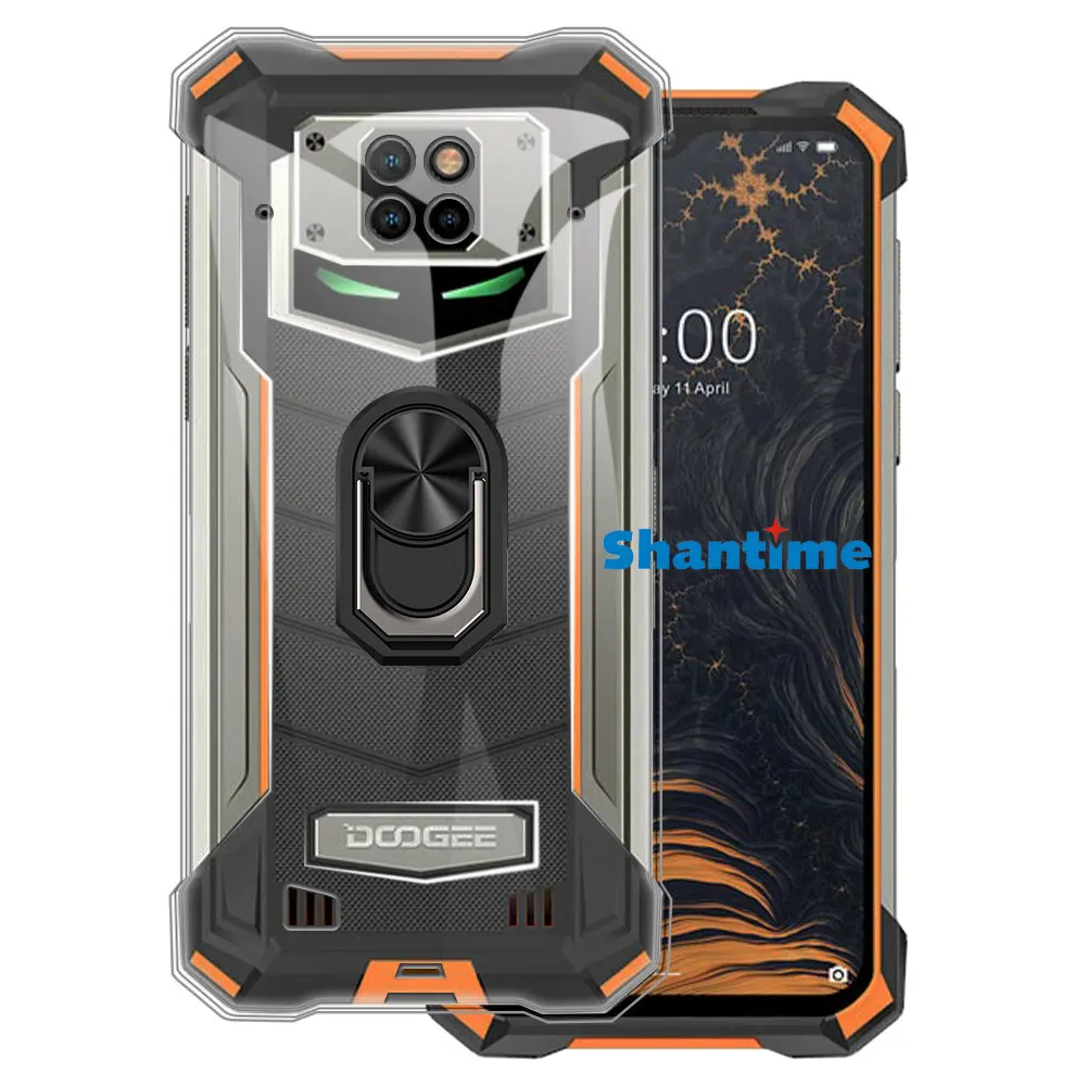 Роскошный противоударный кольцевой Держатель Для Doogee S88 Pro Чехол Мягкий
