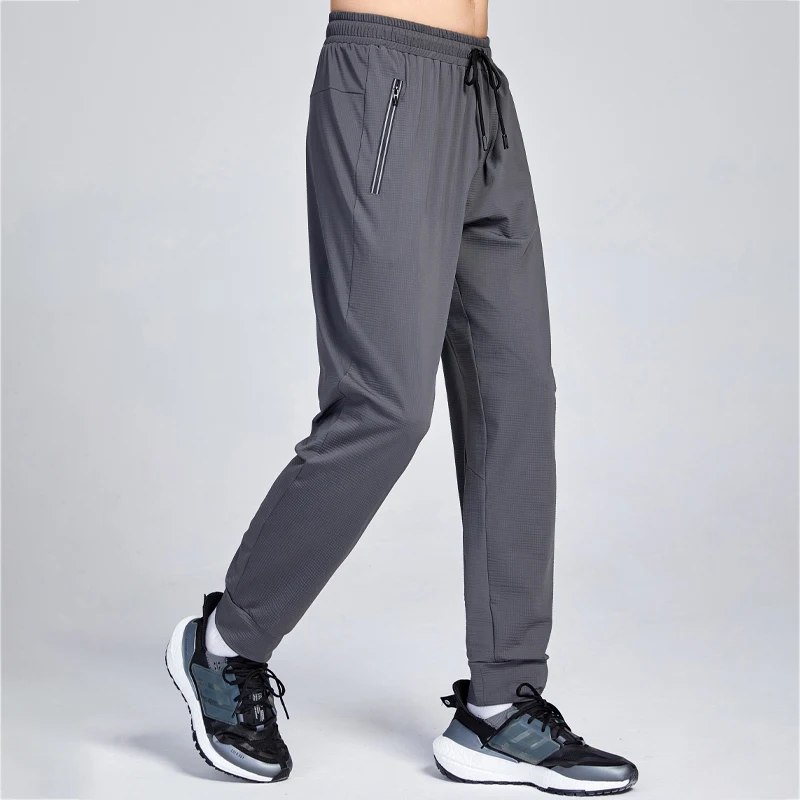 

Men Running Sweatpants Summer Quick Dry Joggers Training Fitness Sport Trousers Comfortable Mesh Sport Casual Long Pants