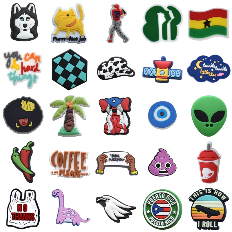 

Shoes Accessories Women Charm Gifts Wholesale Bulk Kids Decorations for Crocs Boy Shoe Charms Men Packs Para Pins Girl Set Jeans