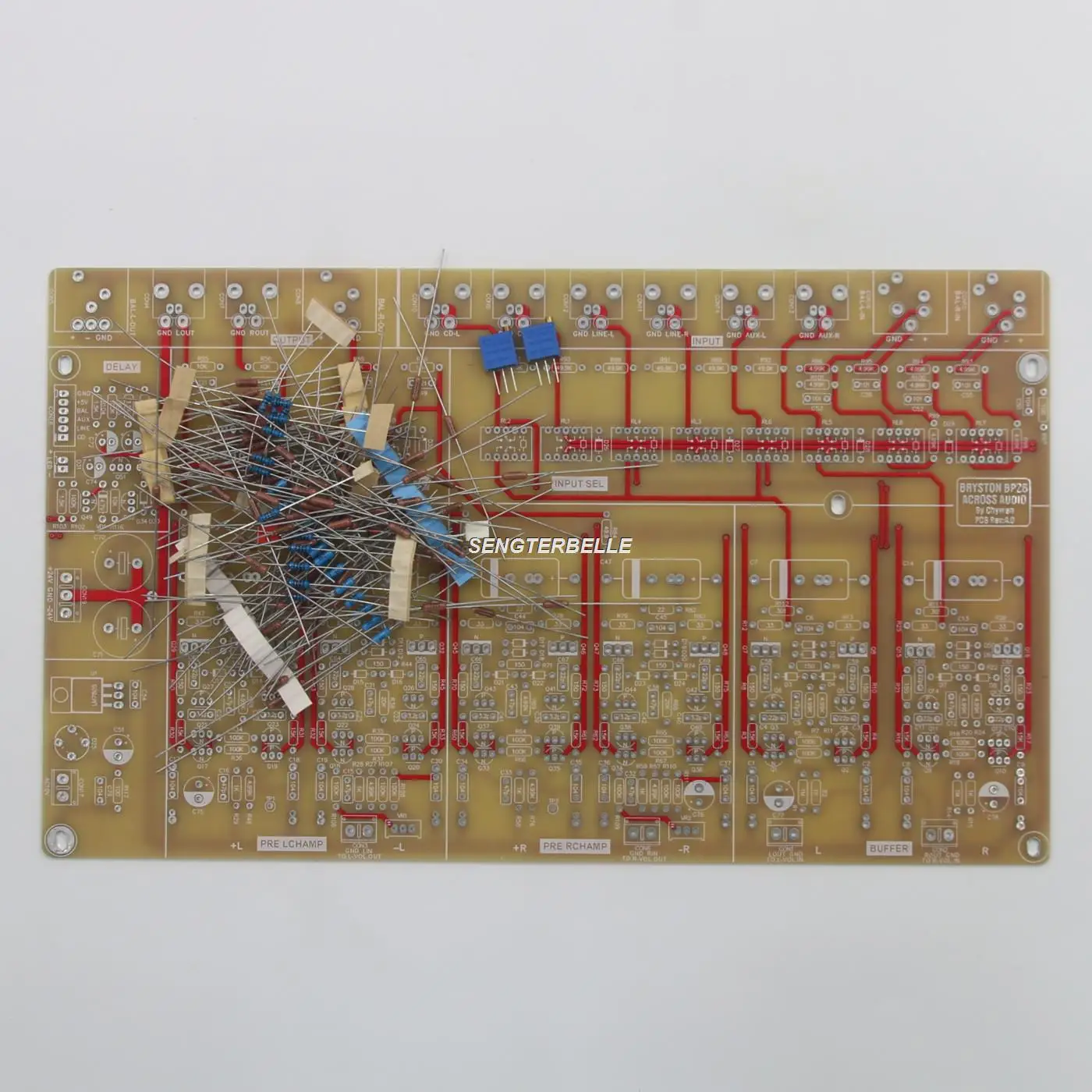 

HiFi Fully Balanced Preamplifier Pcb Preamp Bare Board Base On Bryston BP26 Circuit