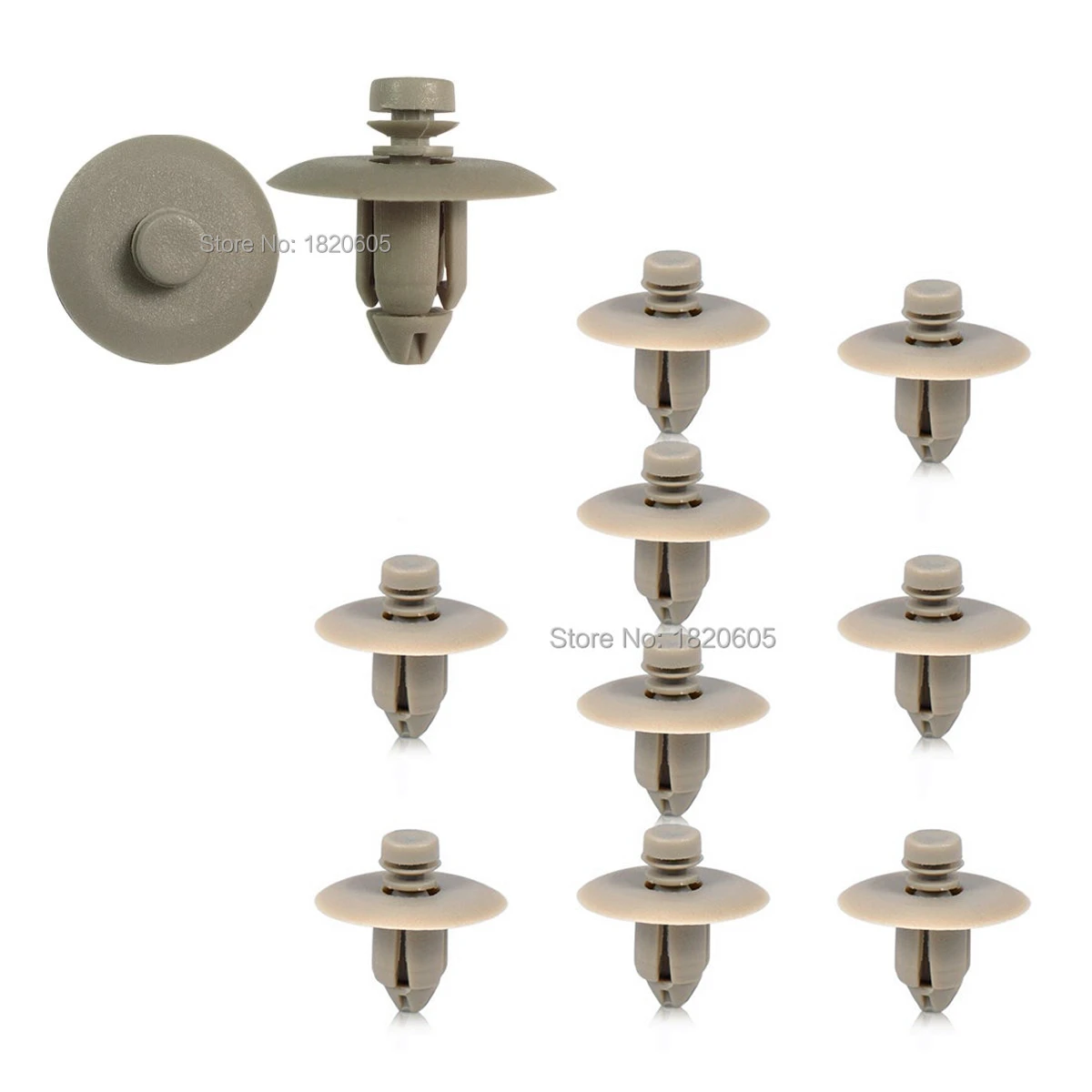 

10/100 шт., пластиковые защелки для Chrysler 300C / Sebring / Compass