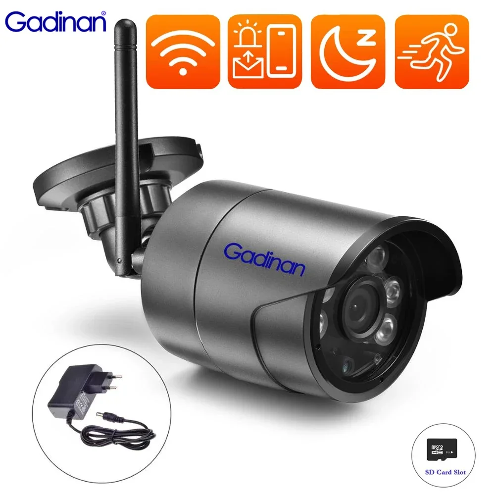 Gadinan HD 1080P WiFi IP Камера Наружная 6 ИК Светодиодов 25м Расстояние Беспроводное Видео