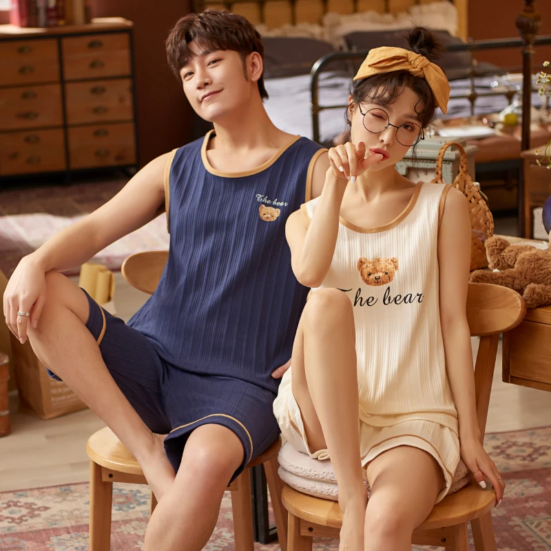 2021 Летний Новый хлопковый пижамный комплект женская пижама домашняя одежда 3XL